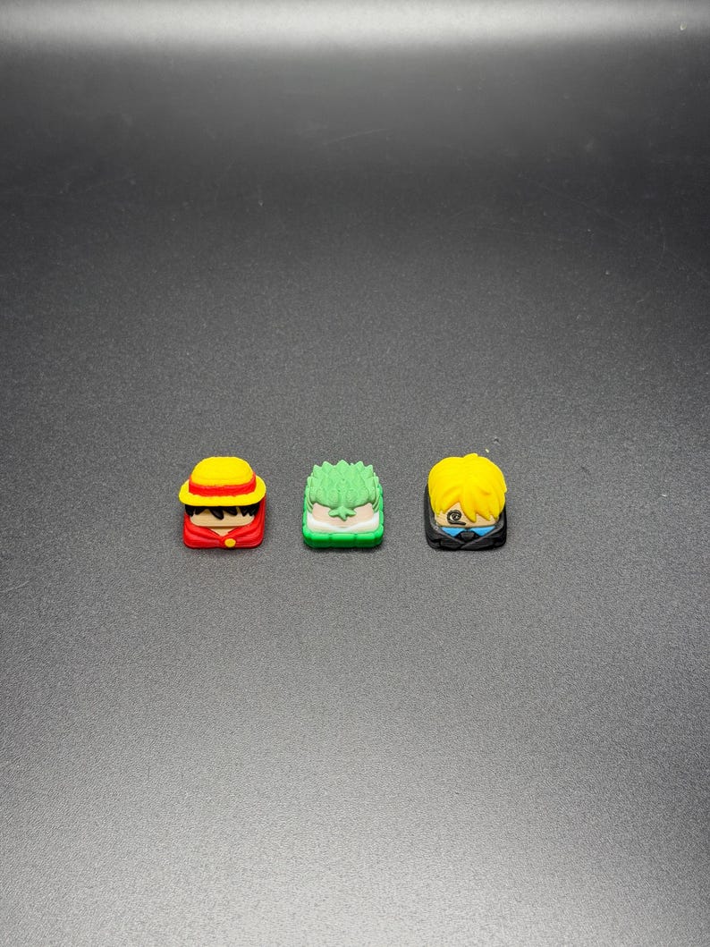 Teclas de anime hechas a mano - Mono, Sanji para Cherry MX - Personalizadas - Regalo perfecto para fans del anime imagen 6