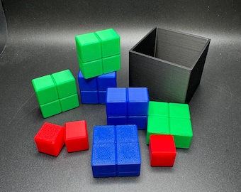 Quadro Puzzle 3Dプリント（PuzzleguyStore製） - 6ピース入りパック