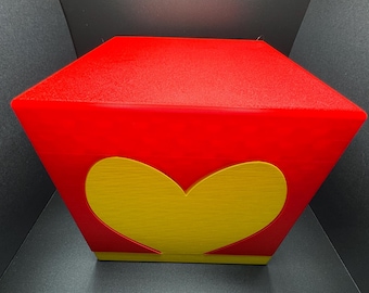 Rompecabezas de caja imposible con forma de corazón - Rompecabezas impreso en 3D, regalo único para amantes de los rompecabezas, desafío artesanal.