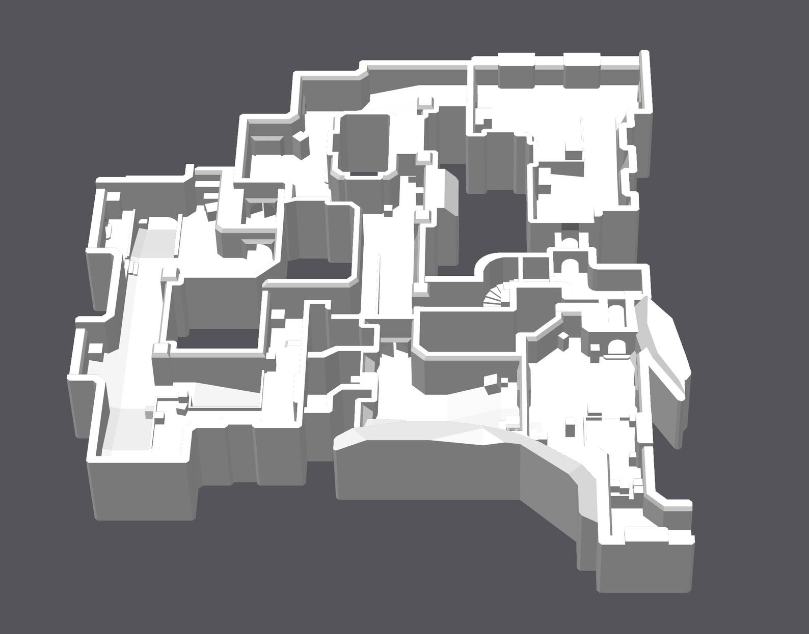 Counter Strike 2 & Counter Strike Global Offensive Dust 2 3D Map Layout ...