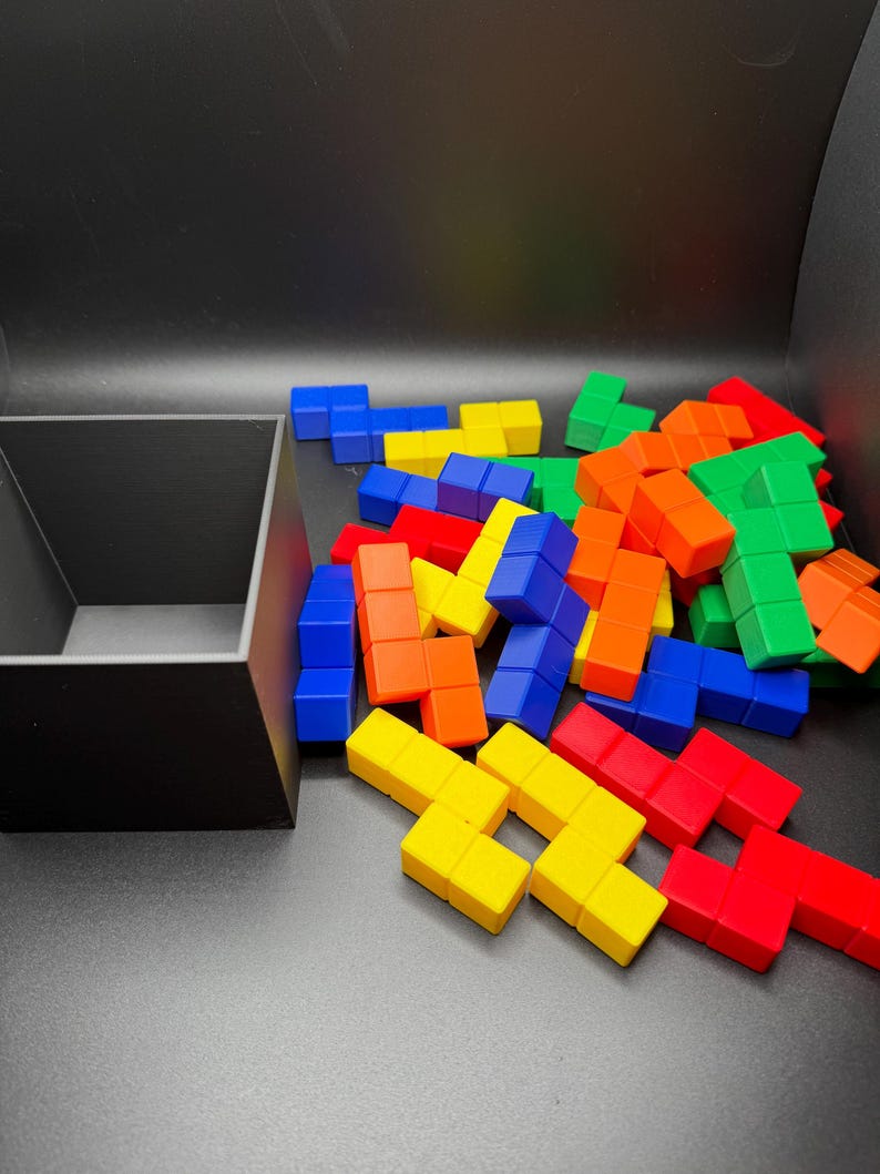 Pentacubes Brain Teasers - Pack 25 N Pentacubes in a Cube, Very Challenging Only 4 Unique Solutions for Fun & Engaging Problem-Solving! image 4