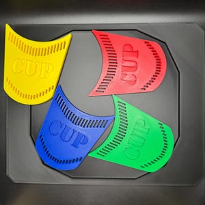 Four Cups Puzzle Game: Fit All 4 Cups in Frame Challenge, Fun & Unique Brain Teaser Gift