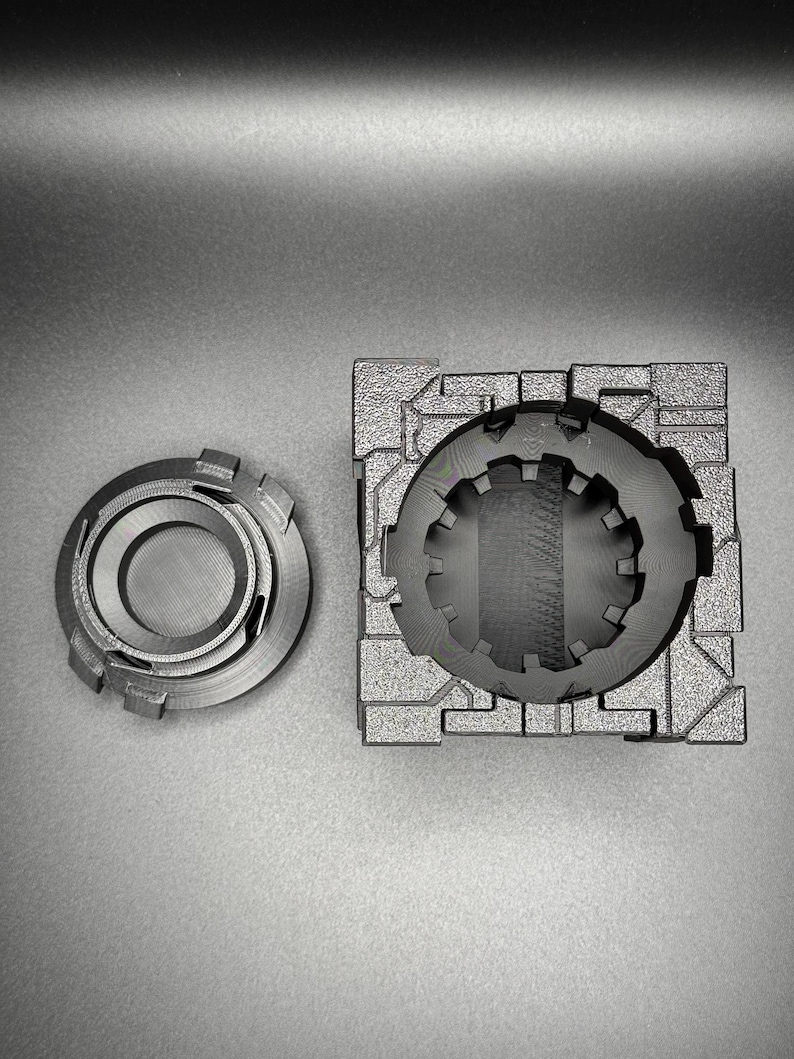 Alien Artifact Puzzle - Puzzle Box, Fun Gift For All Ages, Unique Puzzle, Painted Glow in the Dark or Regular Styles! image 4