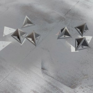 Heavy-duty verfkegels - 12 stuks | Stabiliteit tetraëdervorm voor schilderen en afwerken | Duurzame onderdelenhouder afbeelding 4
