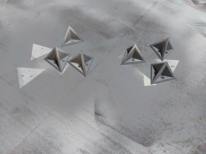 Heavy-duty verfkegels - 12 stuks | Stabiliteit tetraëdervorm voor schilderen en afwerken | Duurzame onderdelenhouder afbeelding 4