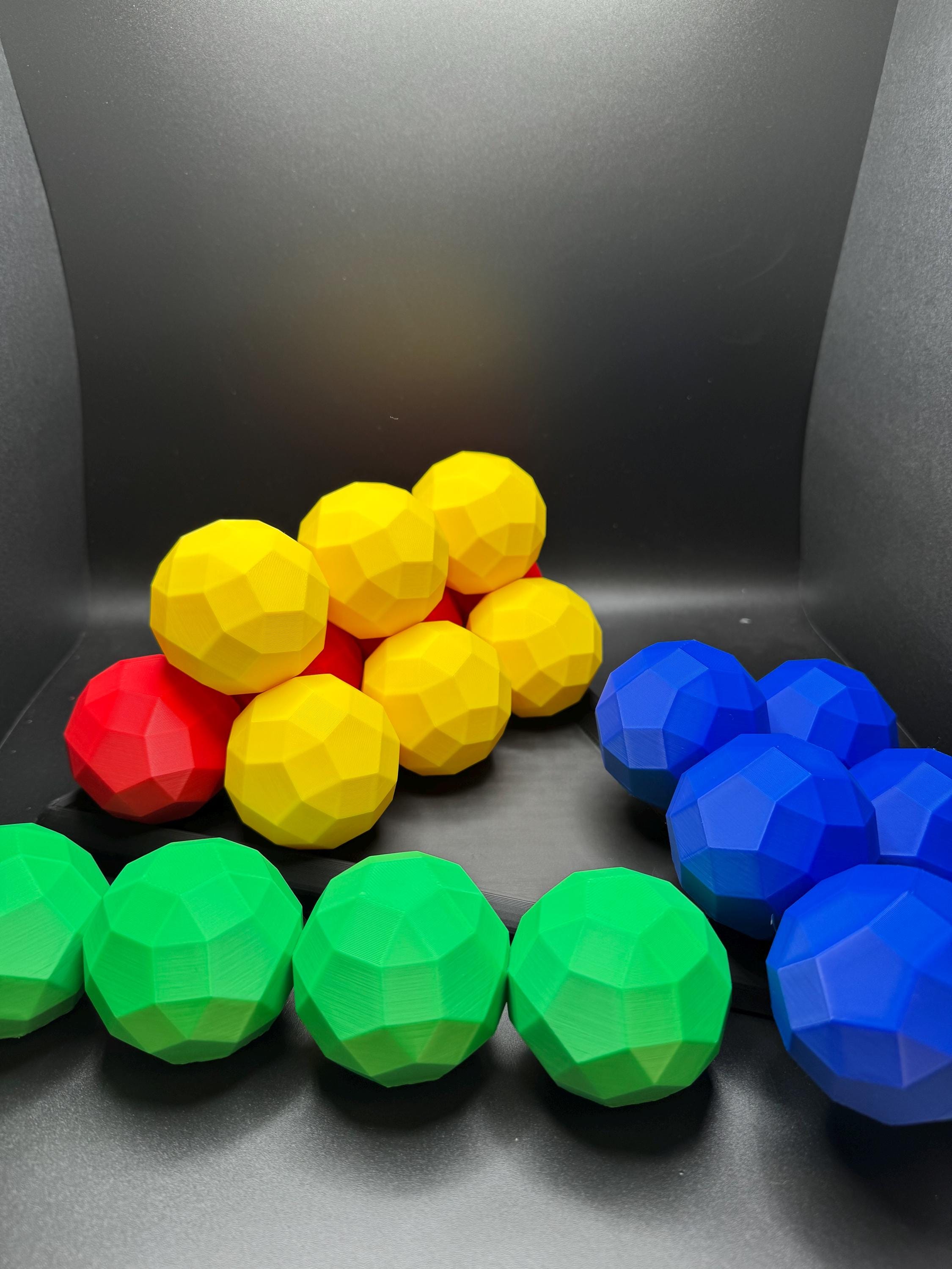 3D SPHERE & CLARITIA トライアルセット Survivor Pyramid Ball Puzzle - Fun 3D Mind Game, Stack Spheres to