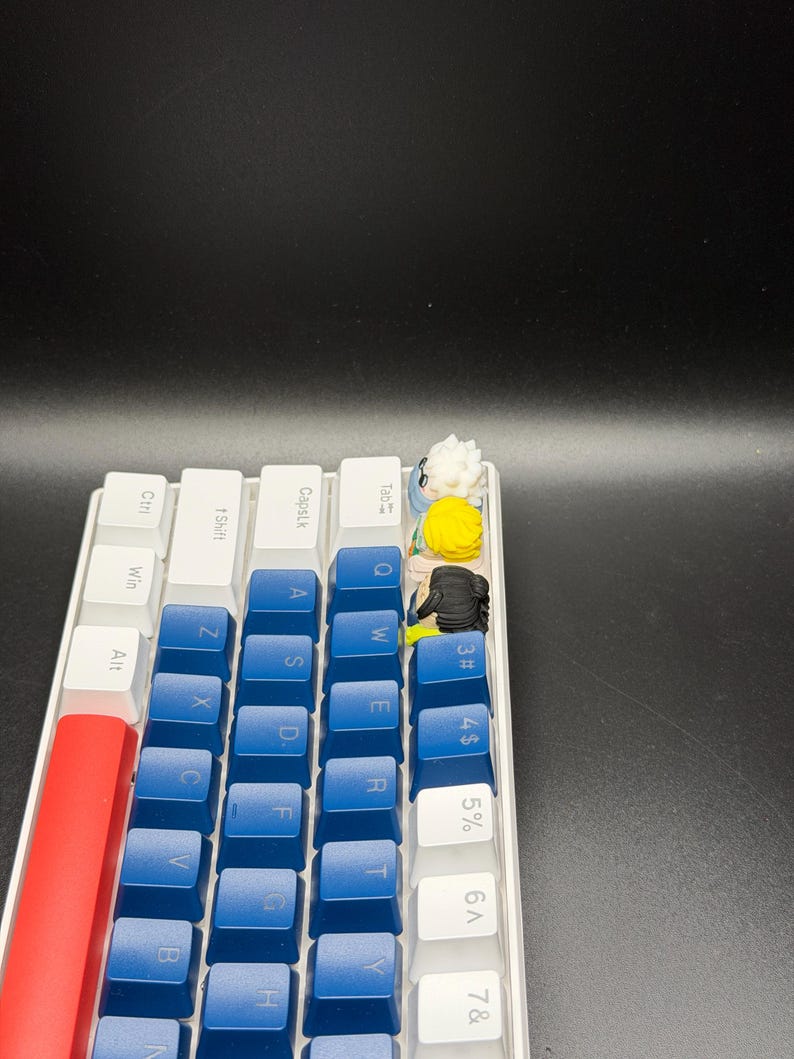 Touches de clavier artisanales inspirées des animés pour Cherry MX et clones - Cadeau personnalisé pour les fans d'animés - Touches pour clavier Geto, Gojo, Nanami image 5