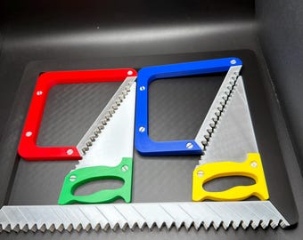 Four Saws Packing Puzzle | Original Geometric Brain Teaser | Carpenter Gift | Woodworker Puzzle | STEM Logic Challenge