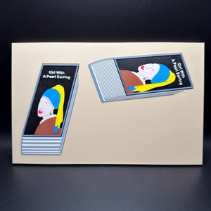Raadselachtige boekomslagen Puzzel, verwissel de boeken - leuk spel met optische illusie voor alle leeftijden, uniek cadeau-idee afbeelding 4