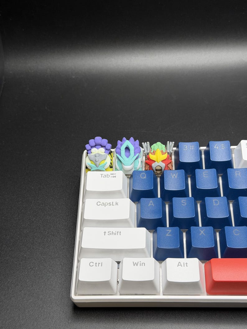 Handmade Inspired By Anime Keycaps for Cherry MX - Custom Artisan - Perfect Anime Fan Gift image 3