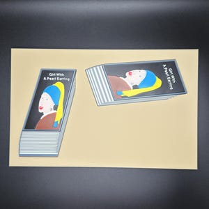 Raadselachtige boekomslagen Puzzel, verwissel de boeken - leuk spel met optische illusie voor alle leeftijden, uniek cadeau-idee afbeelding 1