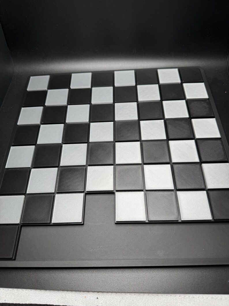 Draught Board Checkerboard Puzzle - Modern Recreation of a Classic - Brain Teaser for All Ages - Fun & Challenging Mind Game image 7
