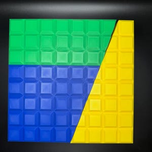Puzzle Paradox 64+64=130 - Optical Illusion Puzzle for STEM Learning, High Quality 3D Printed Toy for All Ages image 2