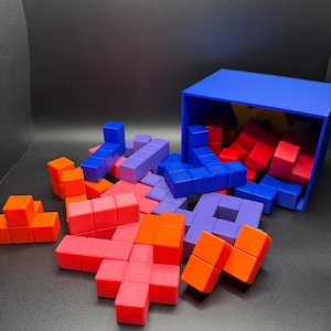 Pentacube 35 – 3D Pentacube Puzzle | 5x5x7 Brain Teaser for Adults | 35-Piece Spatial Logic Puzzle | Gift for Puzzle Lovers