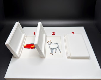 Monty Hall Problem Puzzle | Interactive Probability Demonstration | Statistics Teaching Aid | Math Classroom STEM Puzzle
