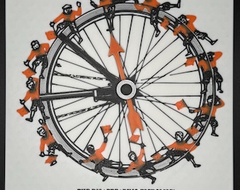 Disappearing Bicyclist Puzzle: Vintage Optical Illusion Puzzle by Sam Loyd, High Quality 3D Print, Fun & Engaging for All Ages