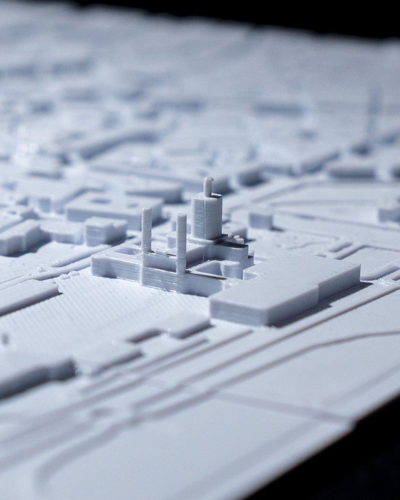 3D City Map Madrid Modular Map Art - Etsy Australia