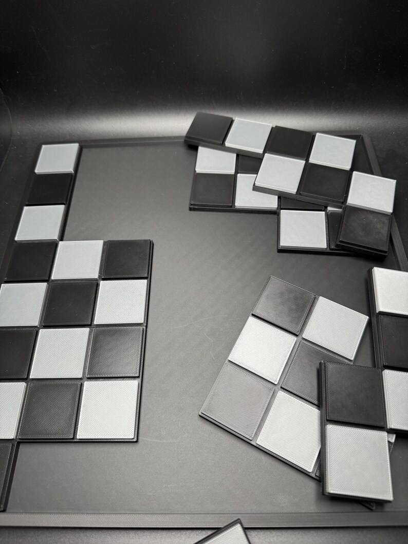Japanese 19 Piece Checkerboard Puzzle - Modern Recreation of a Classic - Brain Teaser for All Ages - Fun & Challenging Mind Game image 5