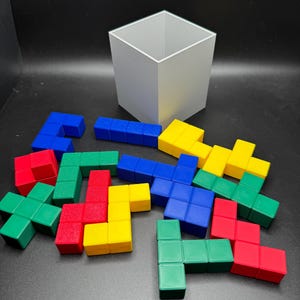 Ken’s 4 Cubed Kube - 4x4x4 Pentacube Puzzle with Box, High Quality 3D Print, STEM Toy for All Ages, Fun & Educational Puzzle, Great Gift