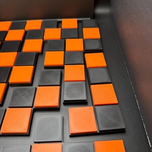 Checkerboard Dissection Puzzle by E. M. Wyatt - 3D Printed Classic 1946 Puzzle, Unique Gift for Puzzle Lovers & Brain Game Enthusiasts image 5