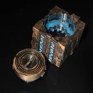 Alien Artifact Puzzle - Puzzle Box, Fun Gift For All Ages, Unique Puzzle, Painted Glow in the Dark or Regular Styles! image 1