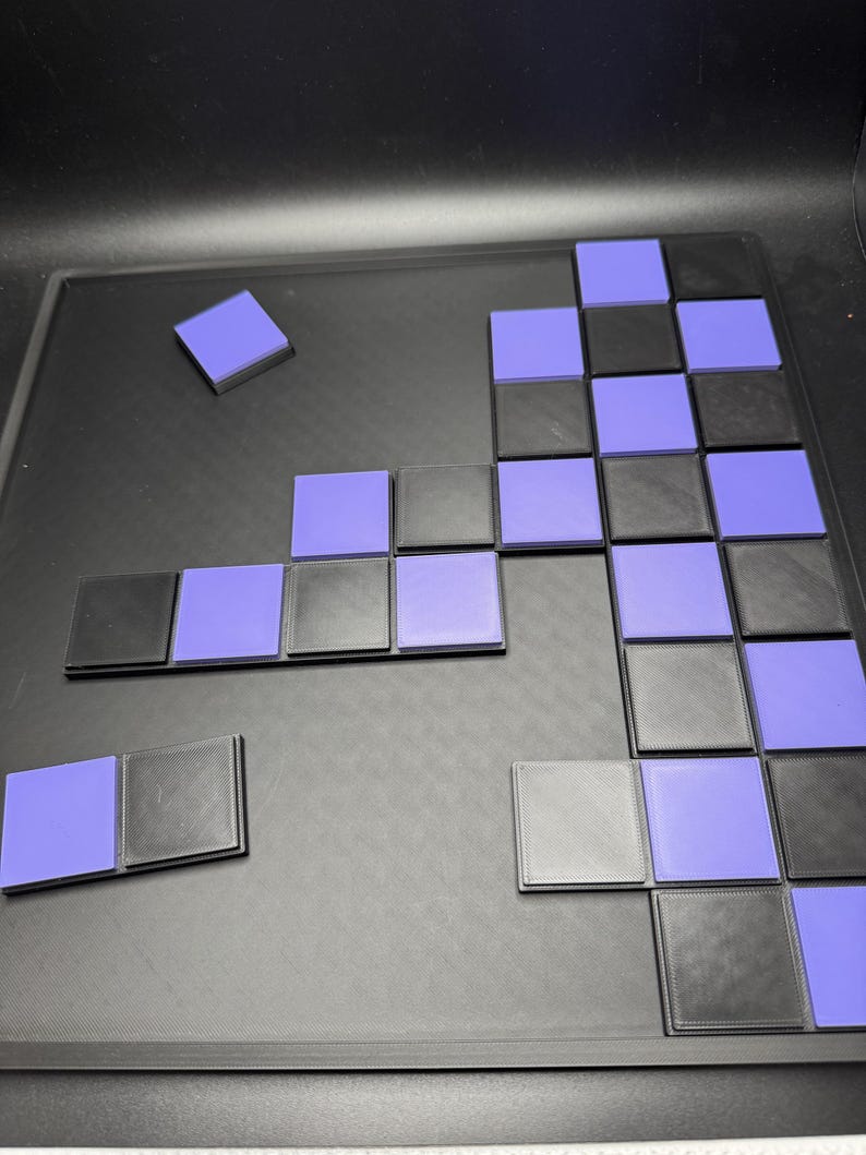 Draught Board Checkerboard Puzzle - Modern Recreation of a Classic - Brain Teaser for All Ages - Fun & Challenging Mind Game image 2
