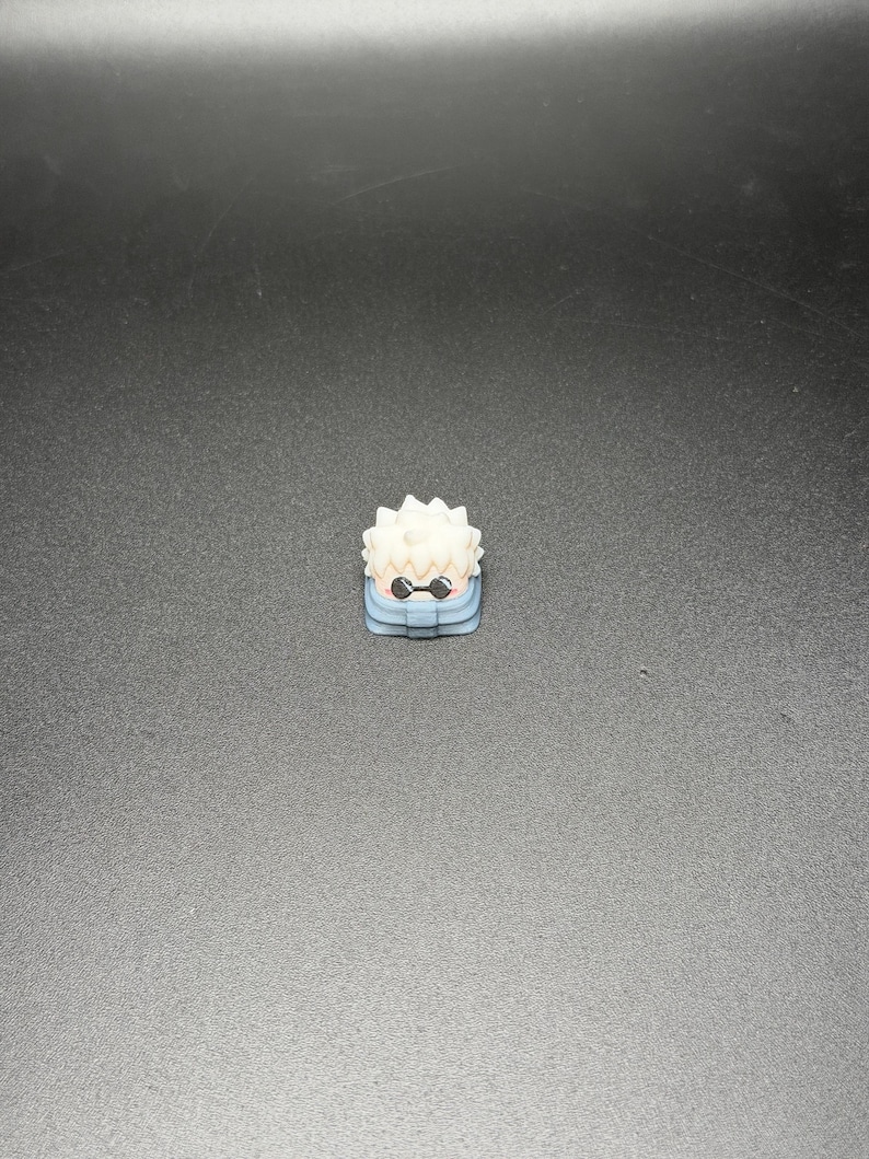 Touches de clavier artisanales inspirées des animés pour Cherry MX et clones - Cadeau personnalisé pour les fans d'animés - Touches pour clavier Geto, Gojo, Nanami Gojo