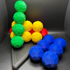 Survivor Pyramid Ball Puzzle - Fun 3D Mind Game, Stack Spheres to Create Pyramid, Large Brain Teaser for All Ages image 2