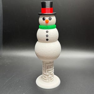 Snowman Puzzle Box - Unique Gift Idea With Hidden Compartment for Money & Surprises - Perfect for Holidays, Birthdays, and More! image 5