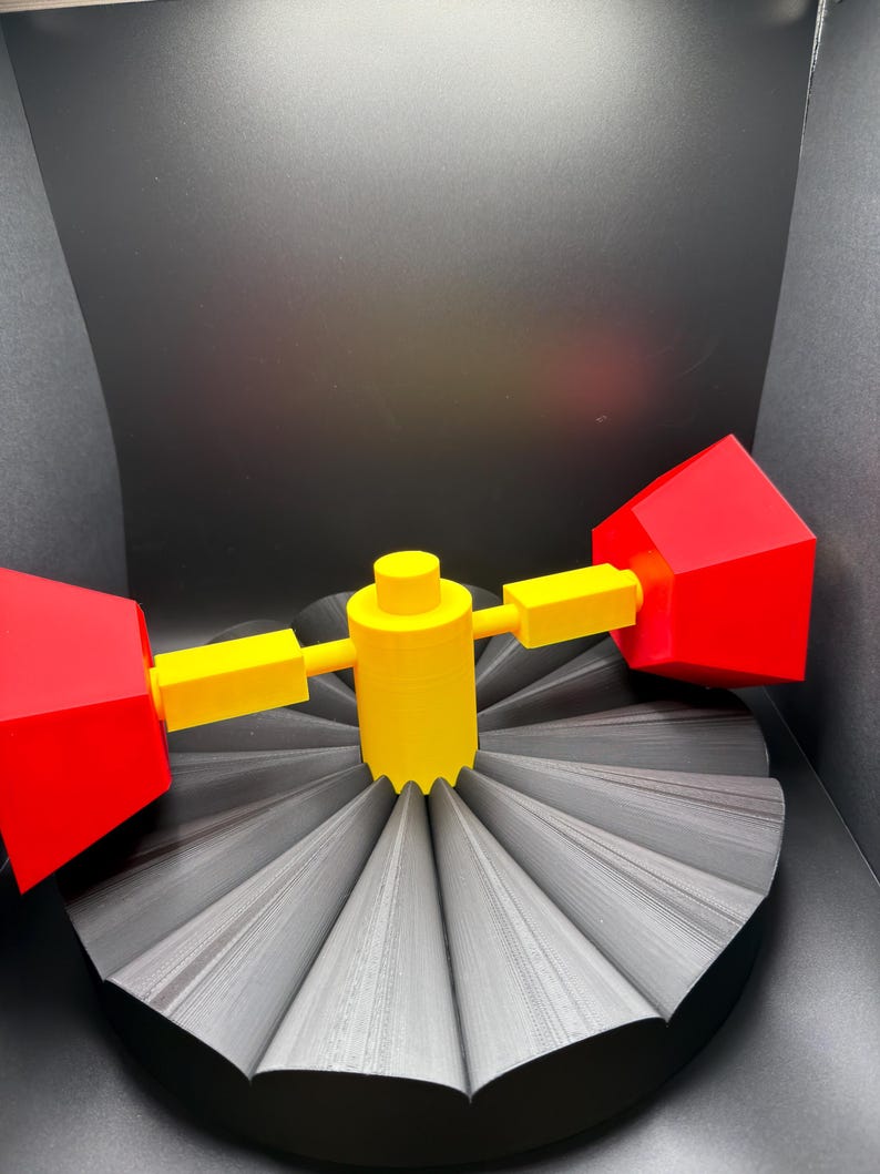 Square Wheels on Circular Track Model - High Quality 3D Printed Math Visual, Educational Geometry Sculpture, Unique STEM Decor Gift Hexagon Wheels