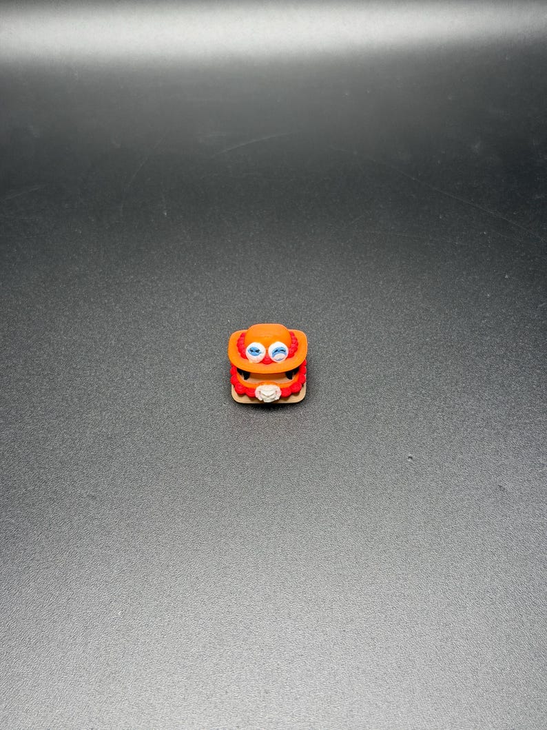 Handmade Anime Keycaps - Edward Newgate, Trafalgar Law, Portgas D. Ace for Cherry MX - Custom Artisan - Perfect Anime Fan Gift Portgas D.Ace