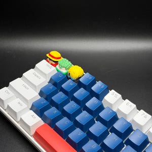 Teclas de anime hechas a mano - Mono, Sanji para Cherry MX - Personalizadas - Regalo perfecto para fans del anime imagen 2