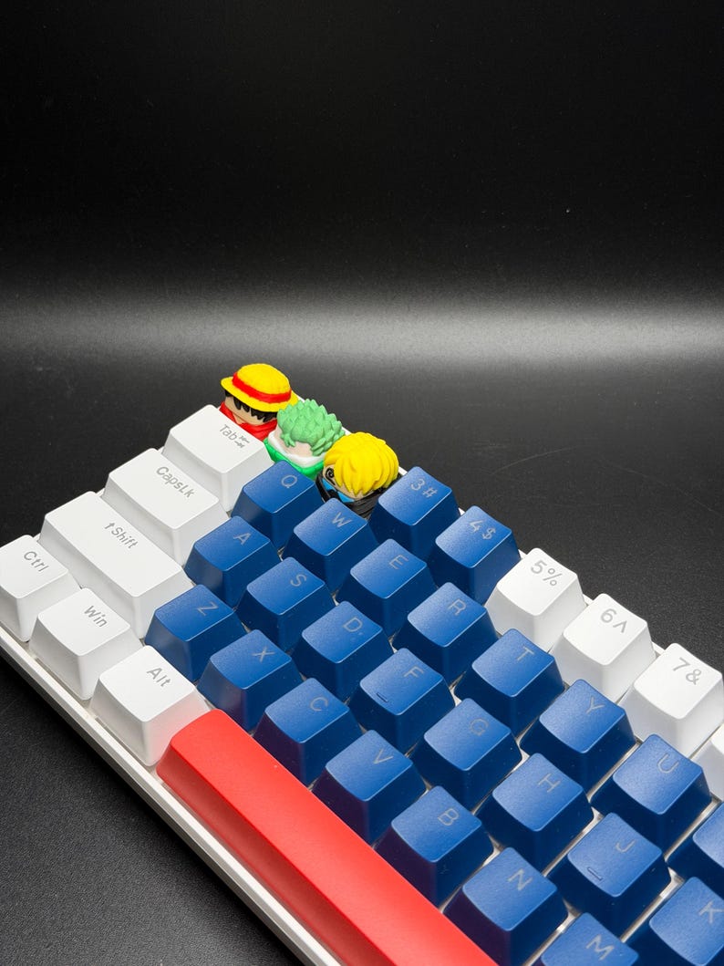 Teclas de anime hechas a mano - Mono, Sanji para Cherry MX - Personalizadas - Regalo perfecto para fans del anime imagen 2