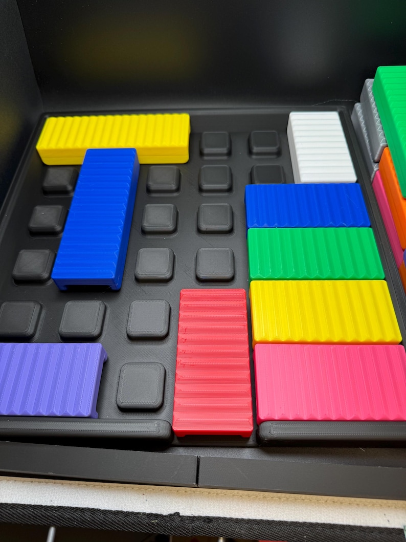 Rush Hour Challenge - Sliding Puzzle - Logic Game - 3D Printed Puzzle, Great Gift for Problem Solving Fun image 5