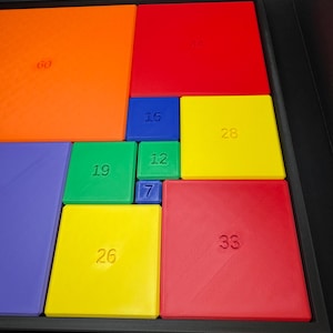 Casse-tête rectangle parfait pour adultes et enfants - Casse-tête mathématique difficile - Jeu éducatif pour enseignants et étudiants, amateurs de casse-tête image 4