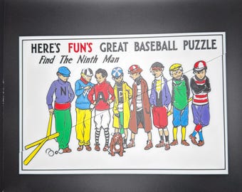 Vanishing Baseball Player Puzzle | Classic Optical Illusion | Find the Ninth Man Brain Teaser | Mathematical Paradox | STEM Puzzle