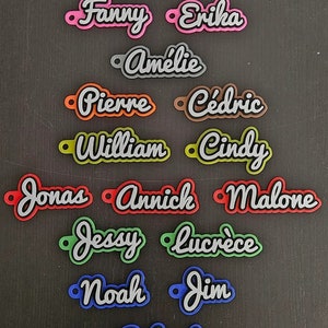 Custom 3D Printed Name Keychain