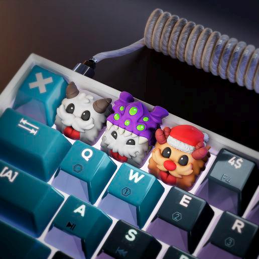 キーボード Poro Key Cap - League of Legends League of Legends Keycap (Beemo, Poro) – Dambie the Anime Shop