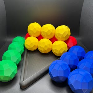Survivor Pyramid Ball Puzzle - Fun 3D Mind Game, Stack Spheres to Create Pyramid, Large Brain Teaser for All Ages image 3