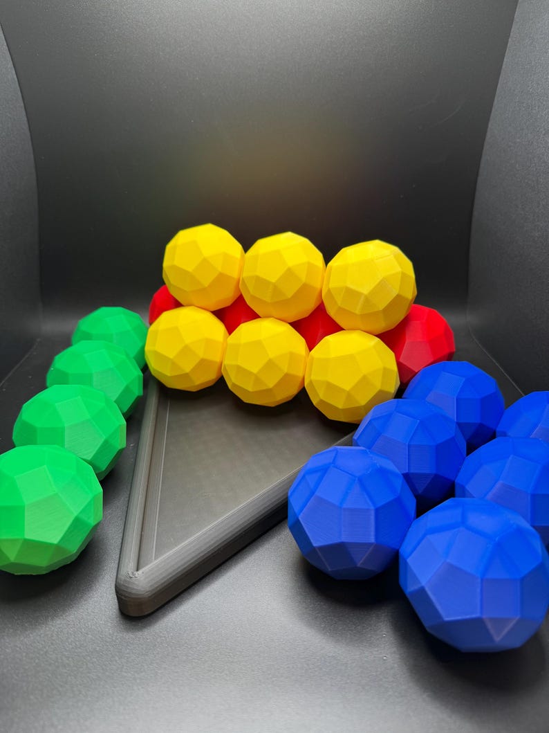 Survivor Pyramid Ball Puzzle - Fun 3D Mind Game, Stack Spheres to Create Pyramid, Large Brain Teaser for All Ages image 3