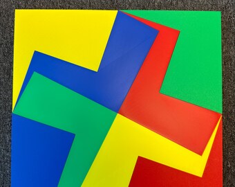 Greek Cross Puzzle | Classic Geometric Dissection Puzzle | Mathematical Brain Teaser | STEM Logic & Pattern Building Challenge