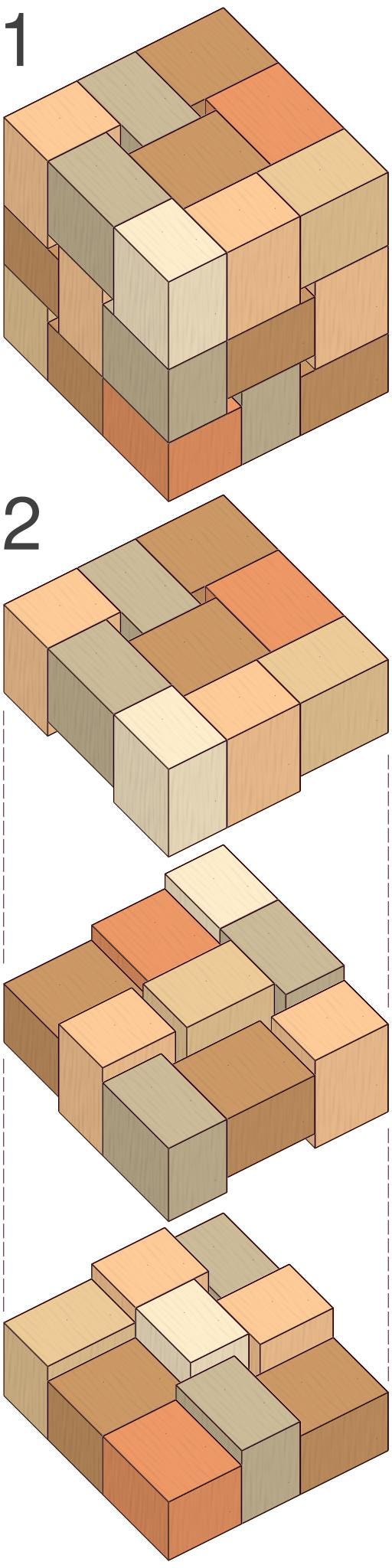 Packing Problems Brain Example Hoffman's Packing Puzzle - Unique Brain Teaser, 27 Cuboids Challenge ...