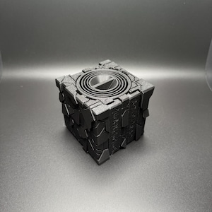 Alien Artifact Puzzle - Puzzle Box, Fun Gift For All Ages, Unique Puzzle, Painted Glow in the Dark or Regular Styles! image 2