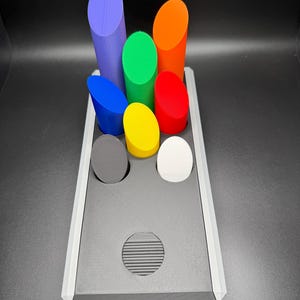 Lox in Box Puzzle - 8 & 9 Piece Variations | 330x160mm Challenging Brain Teaser | Fun 3D Printed Puzzle image 5