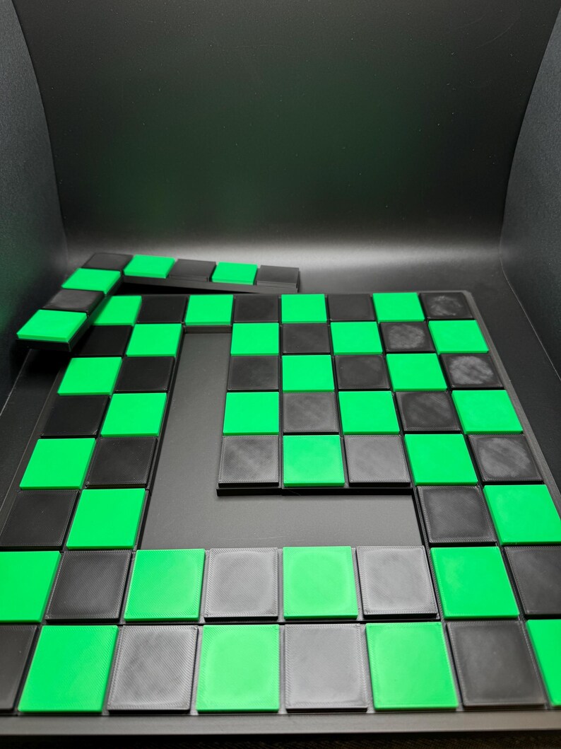 Checkerboard Dissection Puzzle by Sam Loyd - 3D Printed Classic 1914 Brain Teaser Gift for Puzzle Lovers image 4