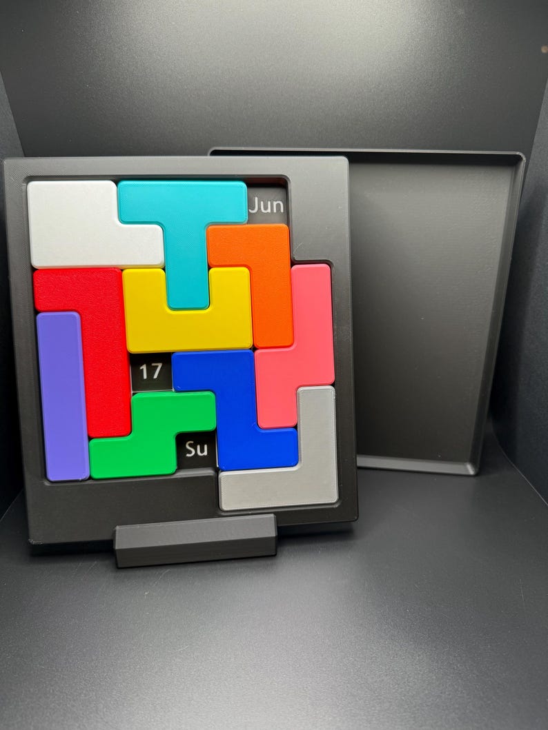Tägliches Kalender-Puzzle - Mind-Sharping-Challenge | Bis zu 24x21 cm Hochwertiger Täglicher Spaß! Tolles Geschenk für Puzzle-Liebhaber jeden Alters Bild 5