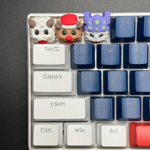 Handmade Poros Keycaps for Cherry MX, Artisan Keycaps, Poro, Baron Nashor, Reno, Gifts for Him & Her 3D Printed image 4