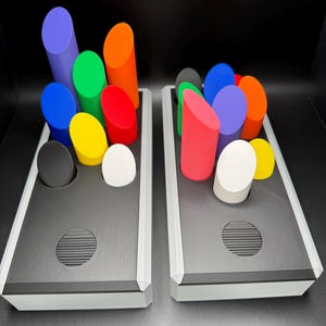 Lox in Box Puzzle - 8 & 9 Piece Variations | 240x115mm Challenging Brain Teaser | Fun 3D Printed Puzzle