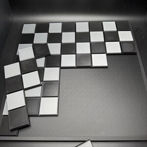 Draught Board Checkerboard Puzzle - Modern Recreation of a Classic - Brain Teaser for All Ages - Fun & Challenging Mind Game image 6