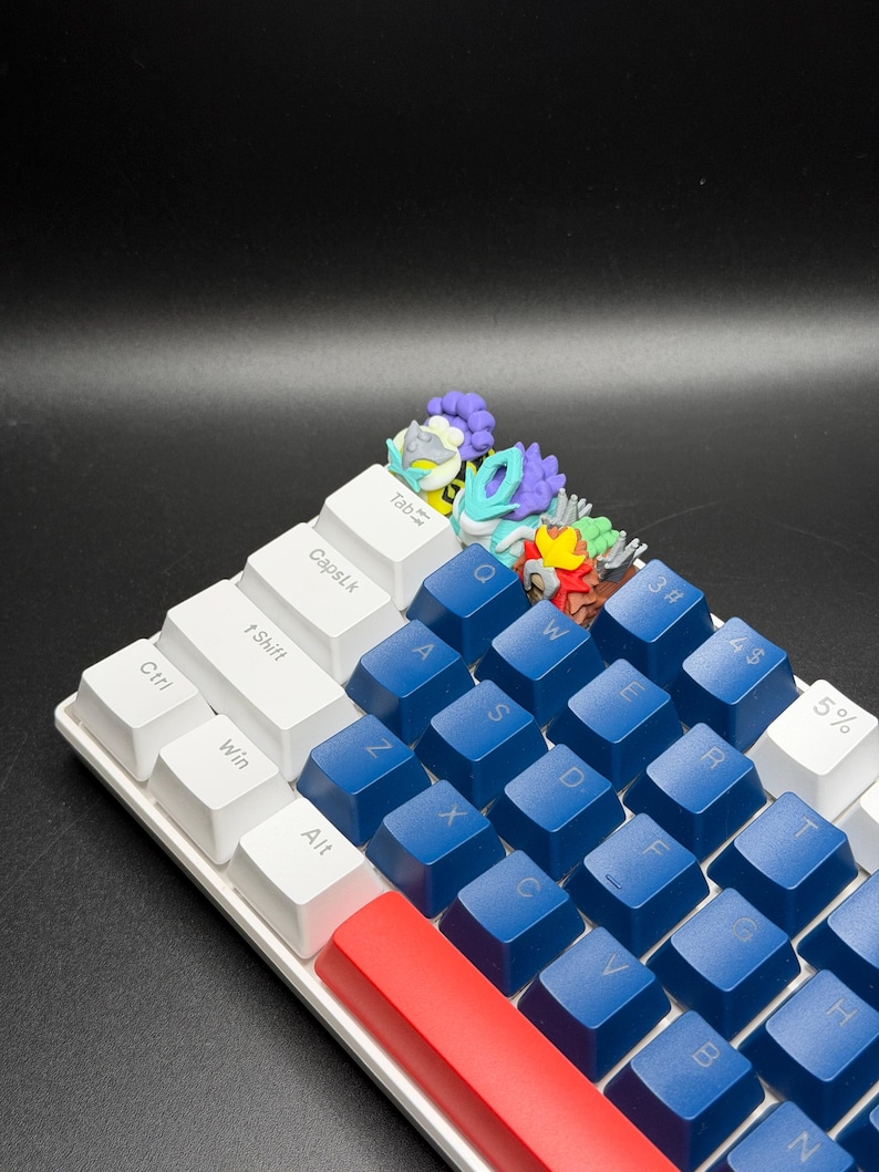 Handmade Inspired By Anime Keycaps for Cherry MX - Custom Artisan - Perfect Anime Fan Gift image 2
